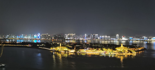 溫州江心嶼,中國(guó)詩(shī)之島,世界古航標(biāo)。(拍攝溫州市鹿城區(qū))